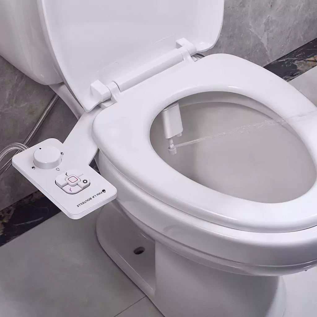 Attache-bidet Blanc