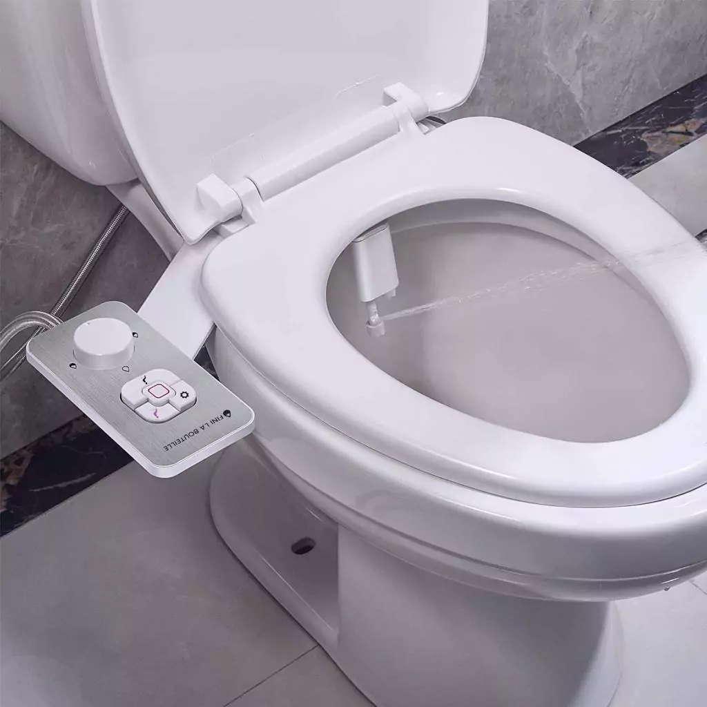 Attache-bidet Gris